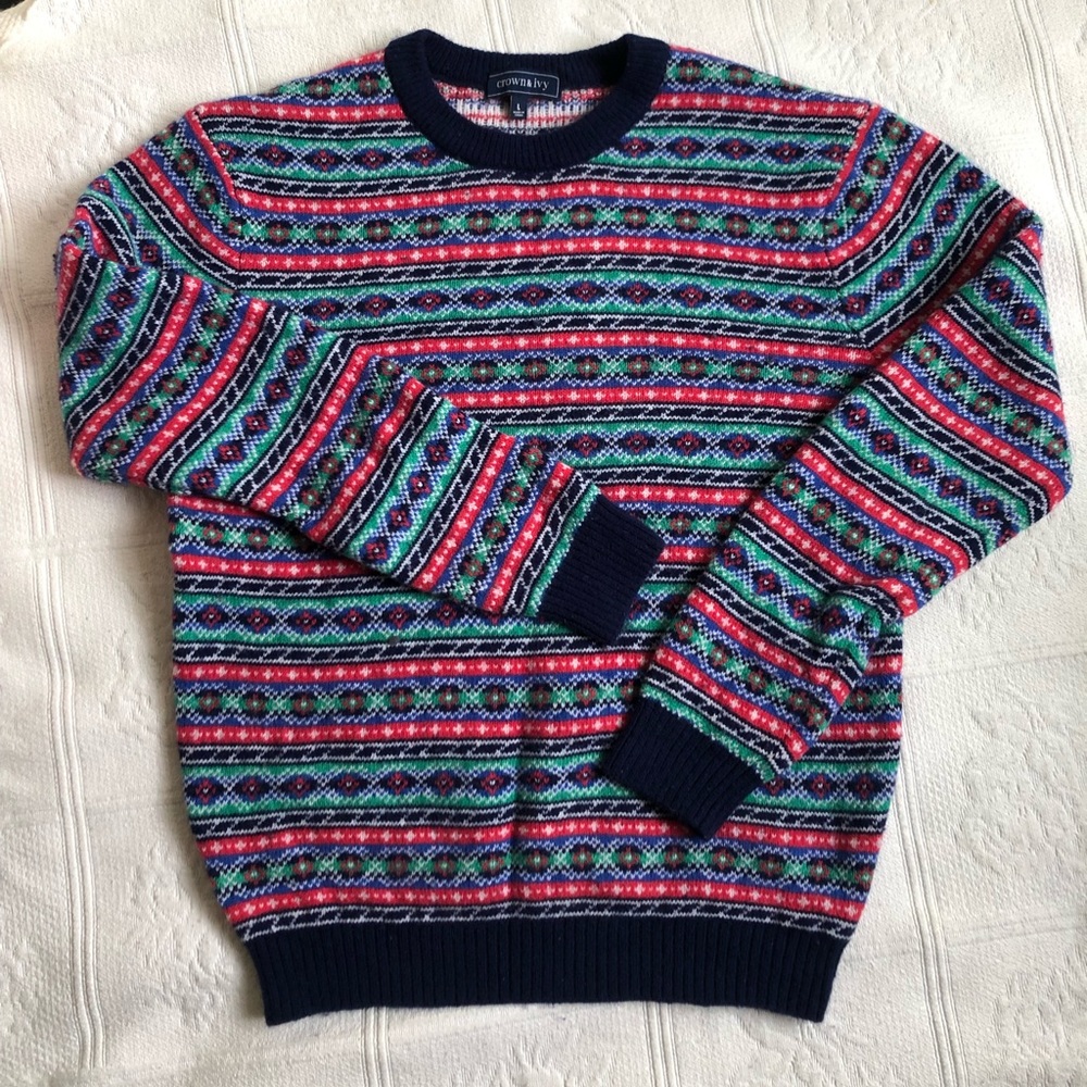 Fair Isle unisex sweater